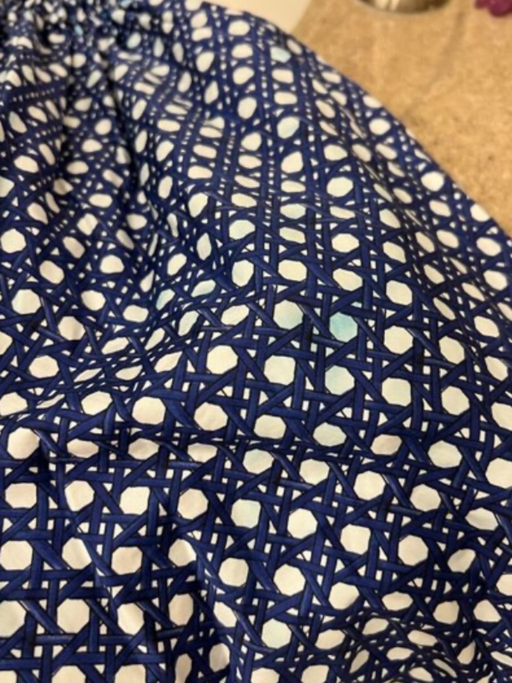 Hill House Home Navy Smocked Sundress with Polka Dot Print - Picture 5 of 5